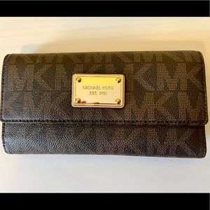Michael Kors checkbook wallet